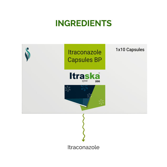 Itraska Capsule with Itraconazole - 200 mg