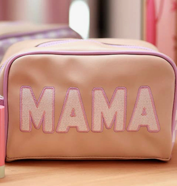 Jadelynn Brooke Handle Cosmetic Bag - Mama