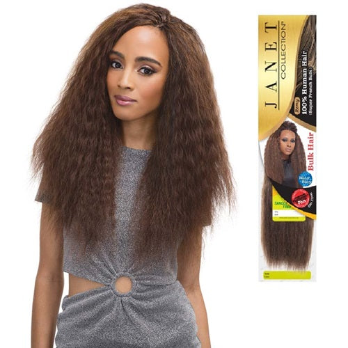 JANET COLLECTION Super French Bulk - 100% Remy Human Hair Braids 24"
