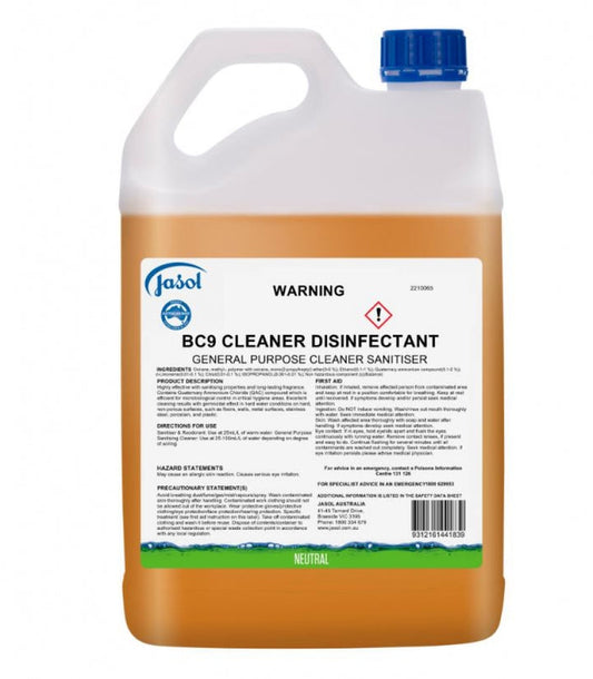 Jasol BC9 Cleaner Disinfectant