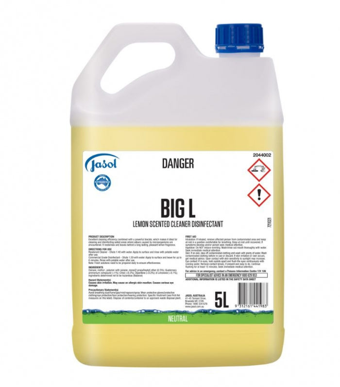 Jasol Big L Lemon Disinfectant and Reodouriser