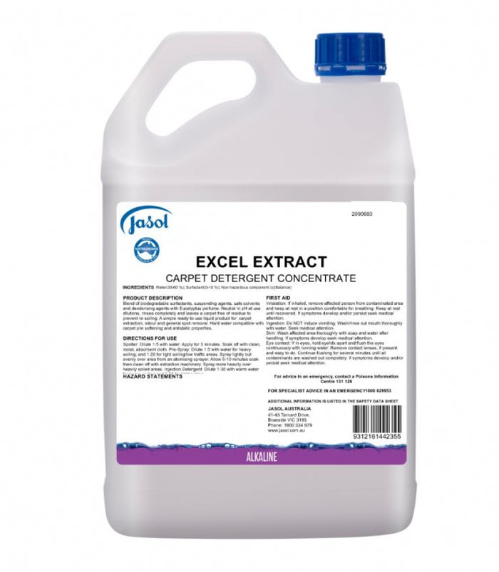 Jasol Excel Extract Carpet Detergent Concentrate