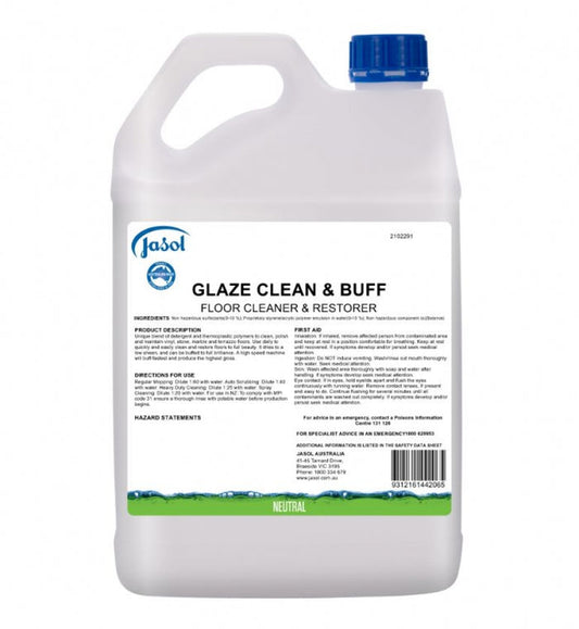 Jasol Glaze Clean and Buff Floor Cleaner and Restorer