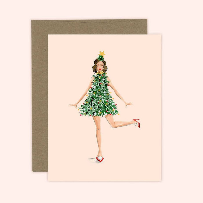 Jingle Dress Christmas Greeting Card - Magnolia Lane co. Home + Garden + Gift