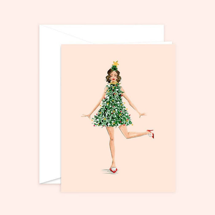 Jingle Dress Christmas Greeting Card - Magnolia Lane co. Home + Garden + Gift