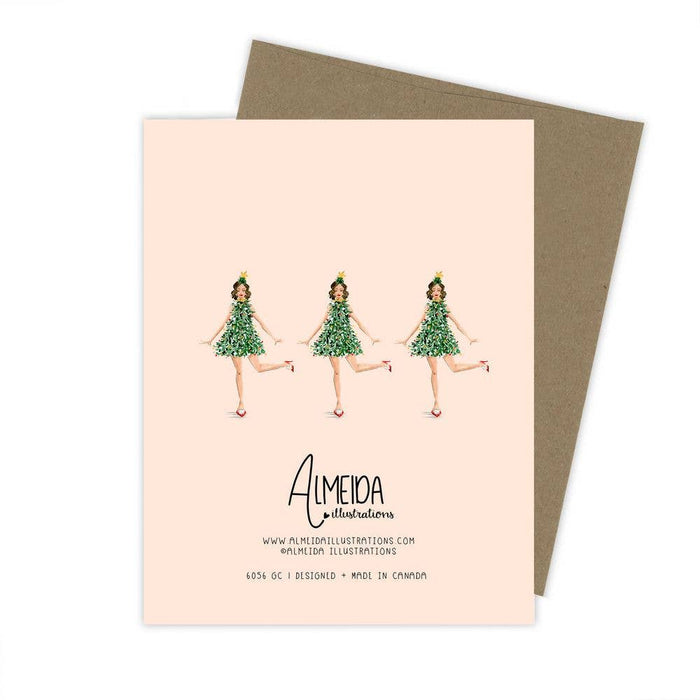 Jingle Dress Christmas Greeting Card - Magnolia Lane co. Home + Garden + Gift