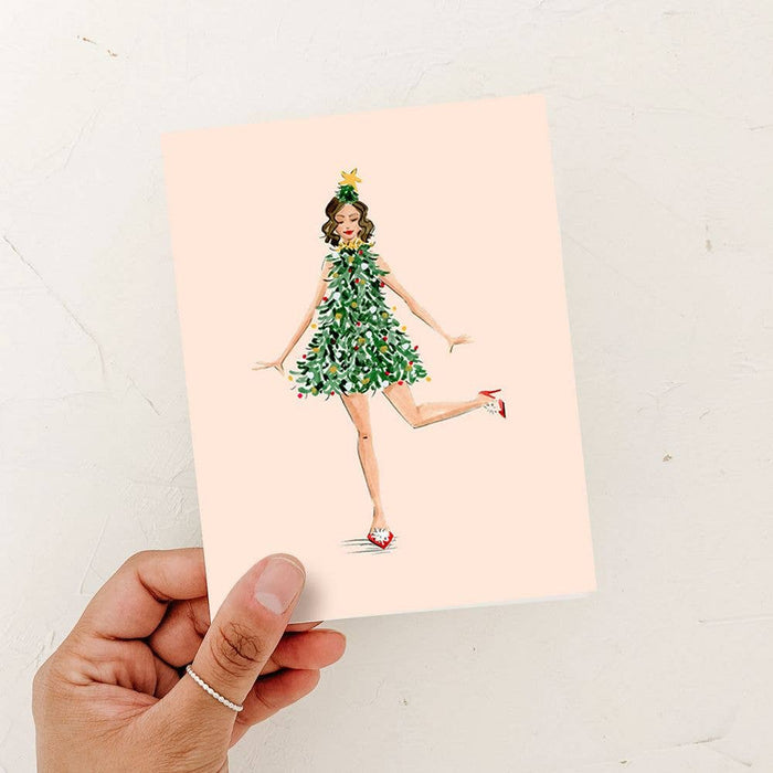 Jingle Dress Christmas Greeting Card - Magnolia Lane co. Home + Garden + Gift