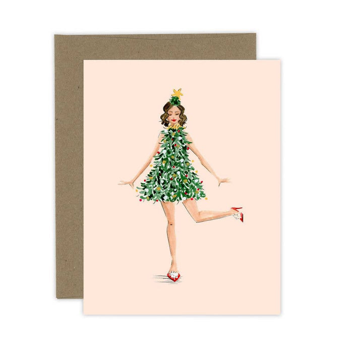Jingle Dress Christmas Greeting Card - Magnolia Lane co. Home + Garden + Gift