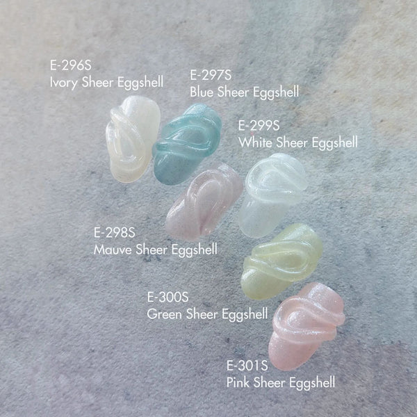 K- E-300S Green Sheer Eggshell Color Gel 2.5g