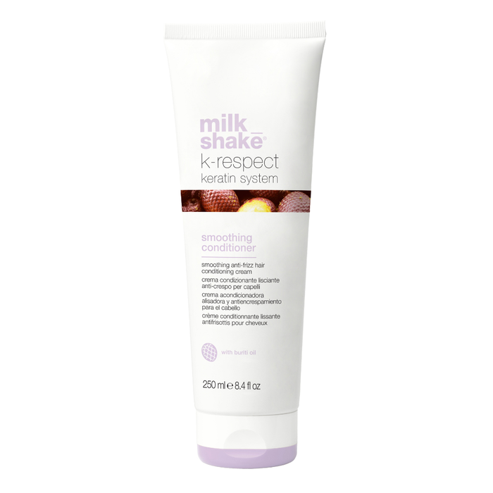 Tube of milk_shake  K-Respect Smoothing Conditioner on a white background
