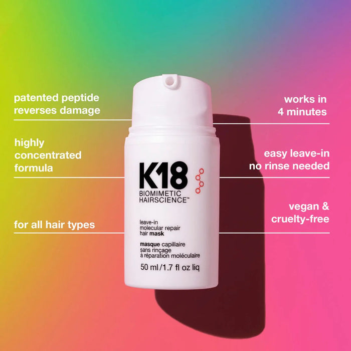 K18 Biometic hairscience leave in olecular repair hair mask