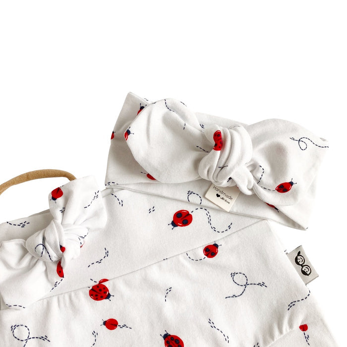 Ladybugs Bummies and/or Headbands