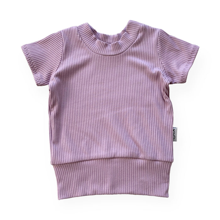 Lavender Ribbed Summer Lounge Set
