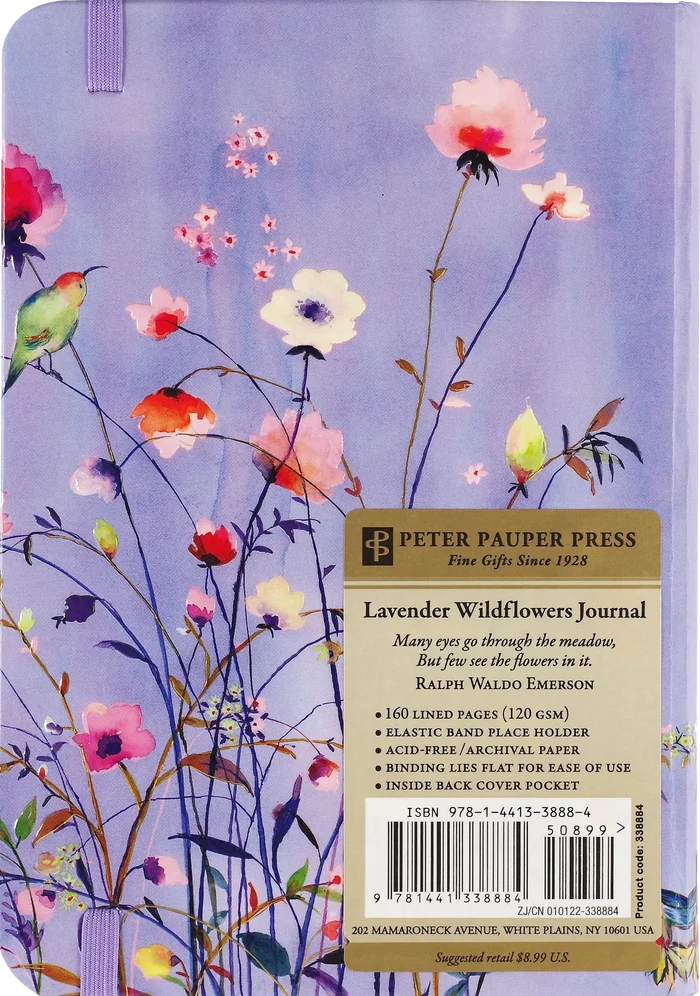 Lavender Wildflowers Journal