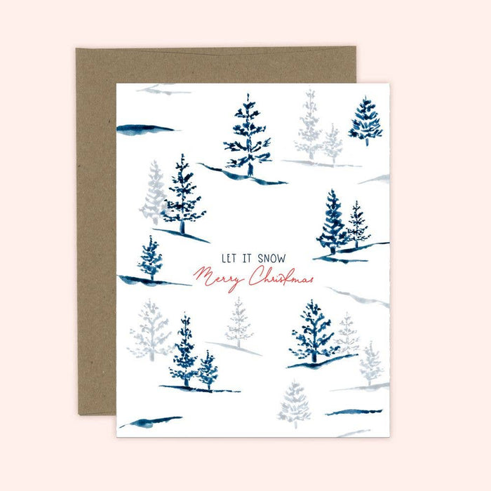 Let it Snow Christmas Card - Magnolia Lane co. Home + Garden + Gift