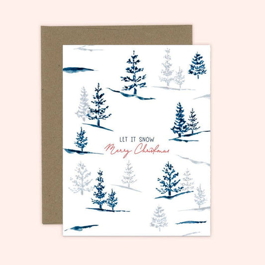 Let it Snow Christmas Card - Magnolia Lane co. Home + Garden + Gift