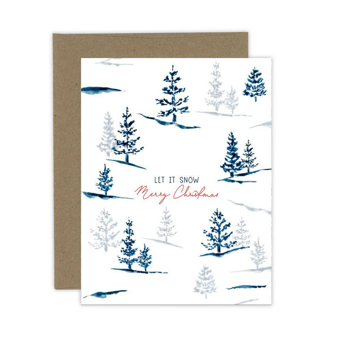 Let it Snow Christmas Card - Magnolia Lane co. Home + Garden + Gift