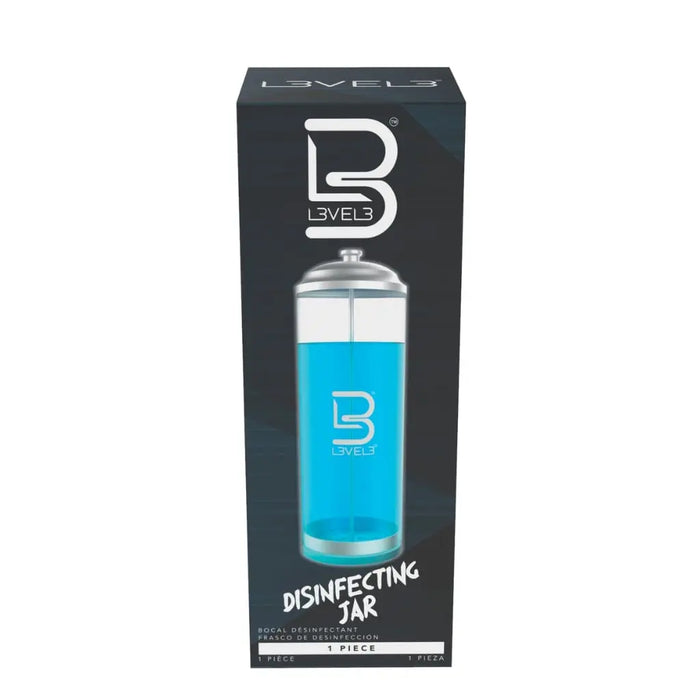Level 3 Disinfectant Jar - BUYBARBER.COM
