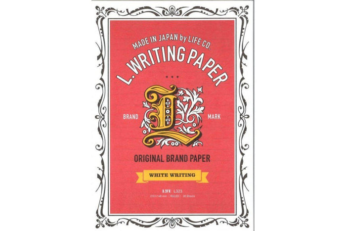 Life Writing Paper Notepad - A5 - White - 60 Pages