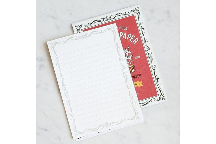 Life Writing Paper Notepad - A5 - White - 60 Pages