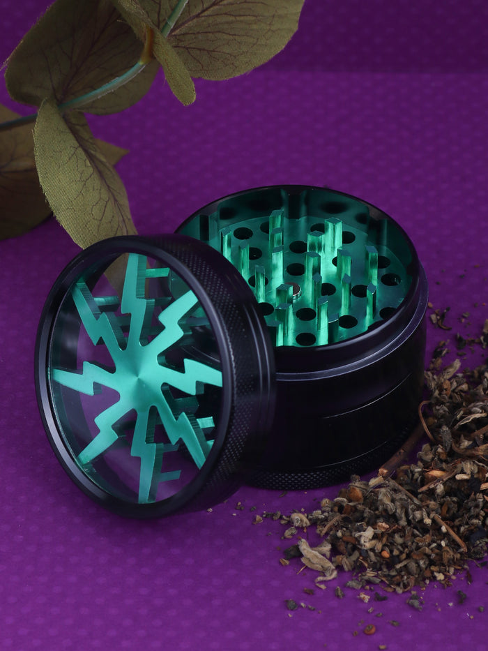 Lightning Grinder 63mm 4pc | Green-Image 1