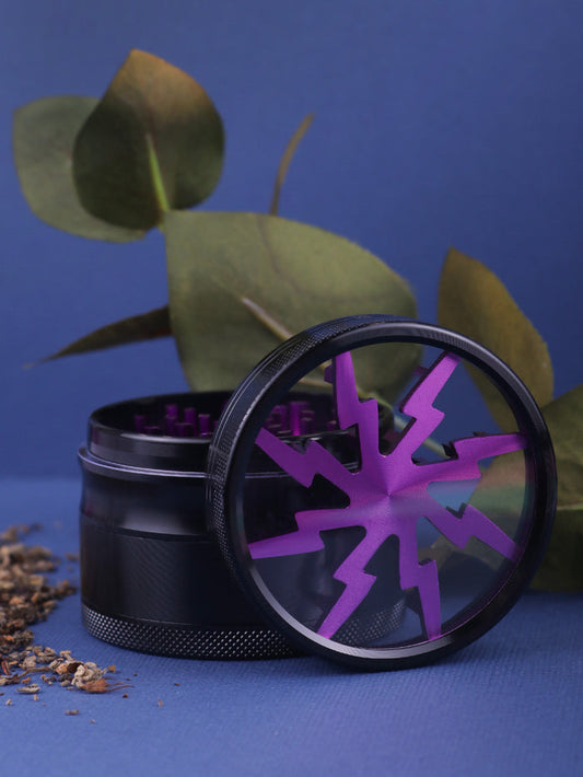 Lightning Grinder 63mm 4pc | Purple-Image 1