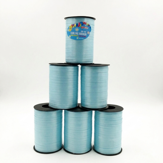 Lite Blue Curling Ribbon