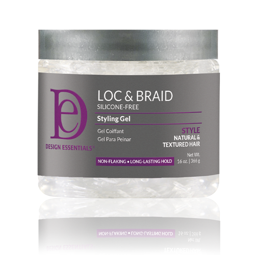 Loc & Braid Styling Gel 16oz by DESIGN ESSENTIALS