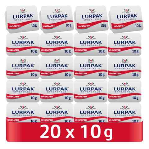 Lurpak spreadable 20 x10g  200g