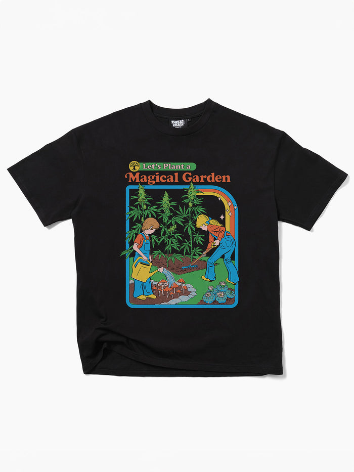 Magical Garden T-Shirt | Black-Image 1