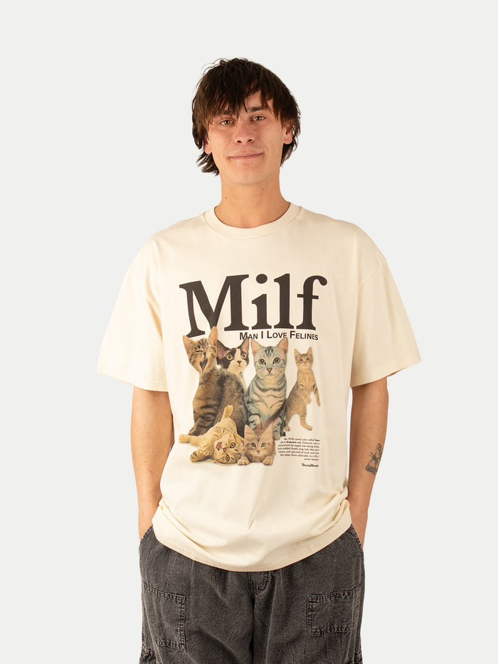 Man I Love Felines T-Shirt | Natural-Image 1