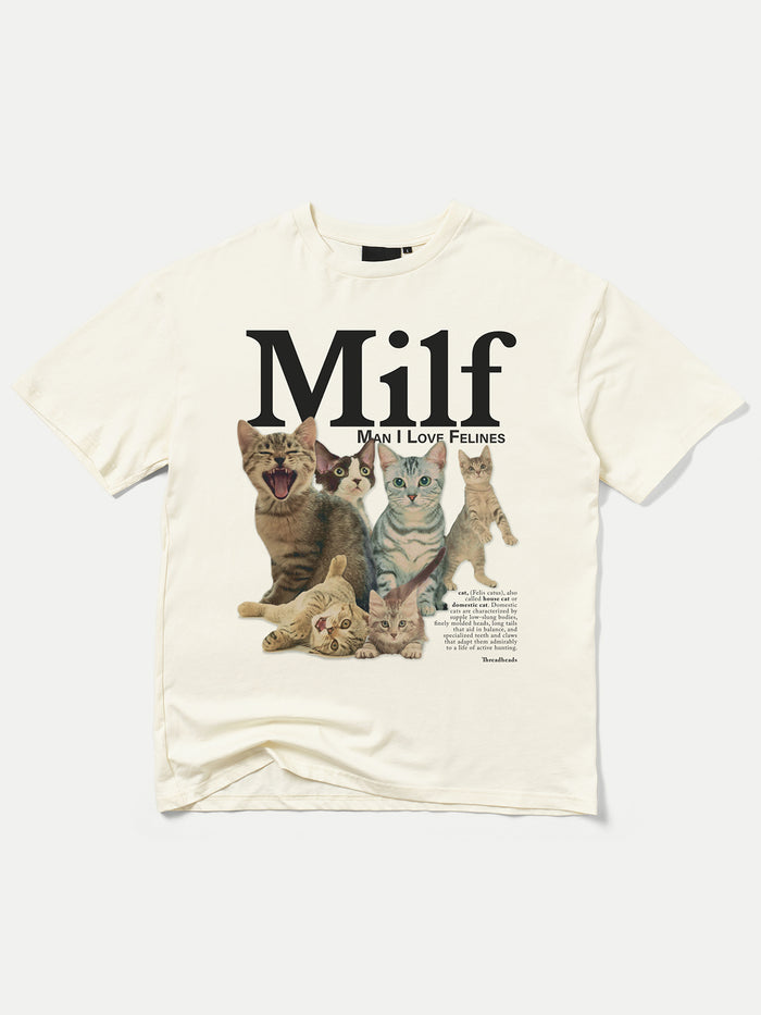 Man I Love Felines T-Shirt | Natural-Image 4