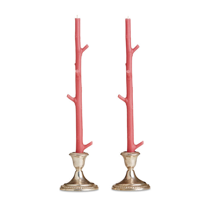 Maple Stick Candles / Watermelon Pink / Pair