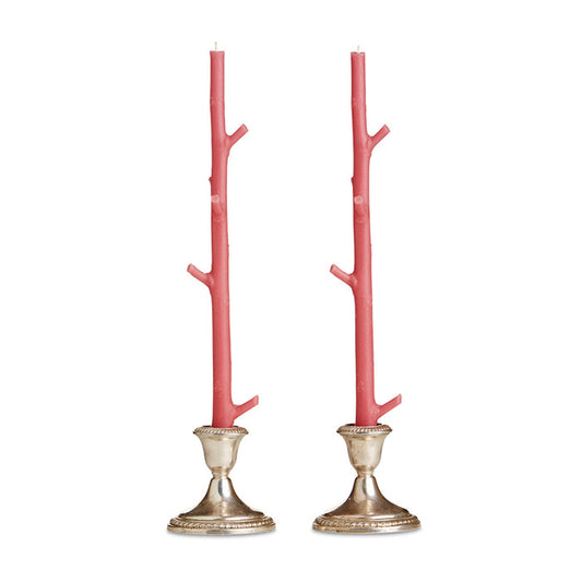 Maple Stick Candles / Watermelon Pink / Pair