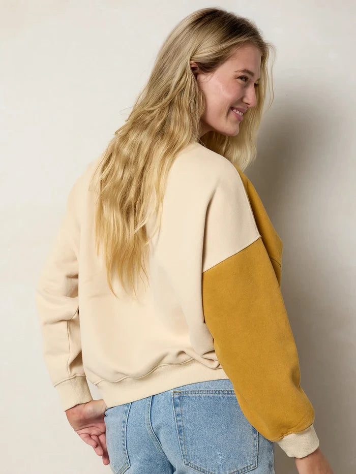 Marlowe Sweatshirt - Cream Daisy-view 3