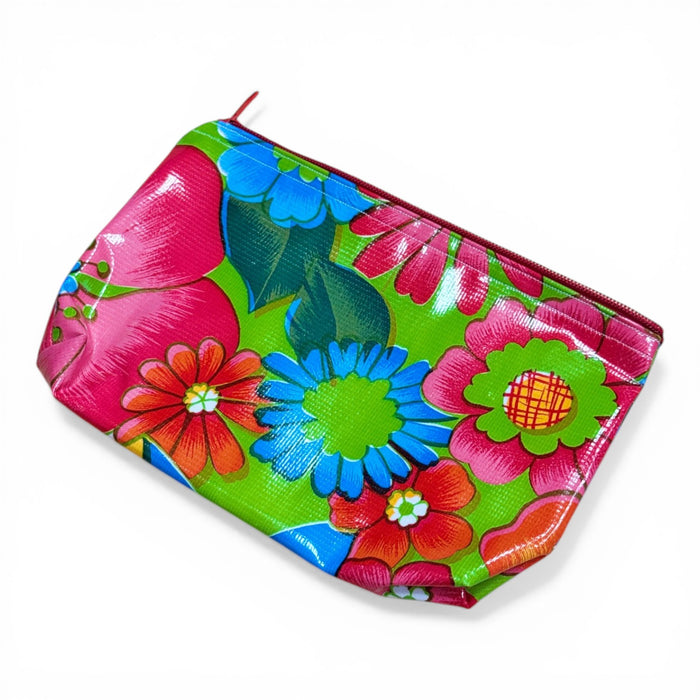 Medium Oilcloth Zip Pouch