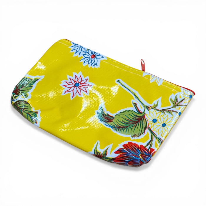 Medium Oilcloth Zip Pouch