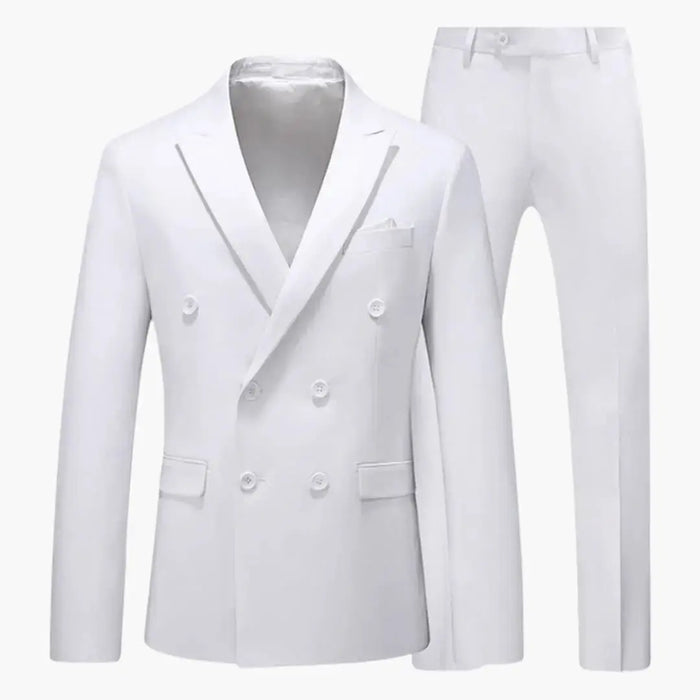 Men's breathable fabric summer suit by LondonLaneStore featuring an elegant tailored fit, ideal for wedding or formal occasions.