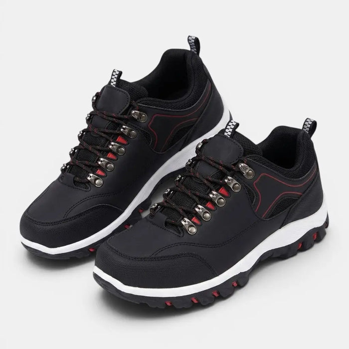 Men's breathable fabric walking shoes by LondonLaneStore, lightweight slip-on sneakers with cushioned support and orthopedic design.