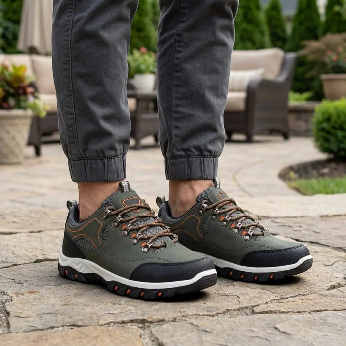 Men's breathable fabric walking shoes by LondonLaneStore, lightweight orthopedic slip-on sneakers with cushioned support and all-day comfort.