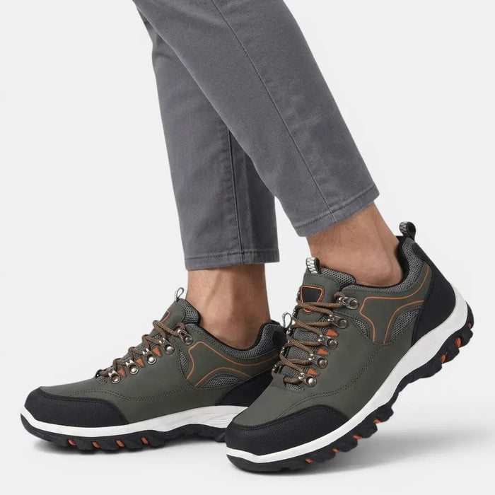 Men's breathable fabric walking shoes by LondonLaneStore, lightweight slip-on sneakers with cushioned support for all-day comfort.