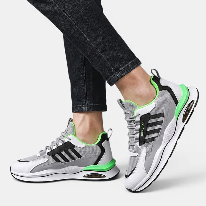 Men's breathable mesh sneakers by LondonLaneStore, stylish lightweight running shoes with orthopedic support for active men.