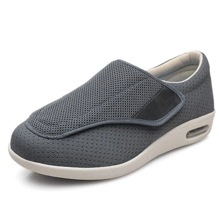Men's breathable mesh trainers with extra-wide fit and adjustable comfort, designed by LondonLaneStore.