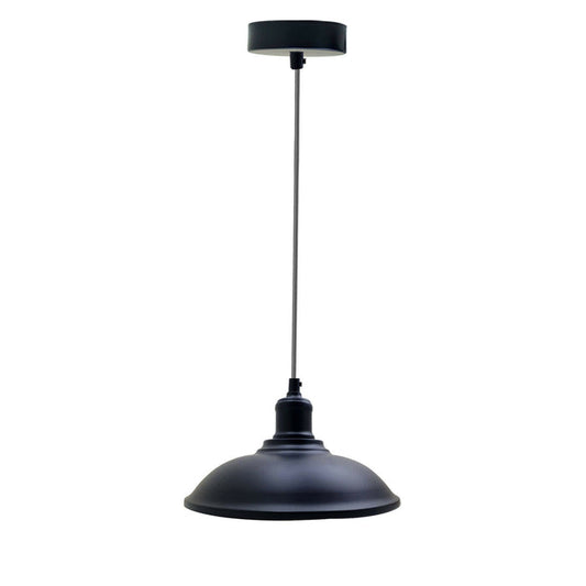 Metal Pendant Light Shade Black Retro Industrial Ceiling Lampshades Lighting Shades~1883