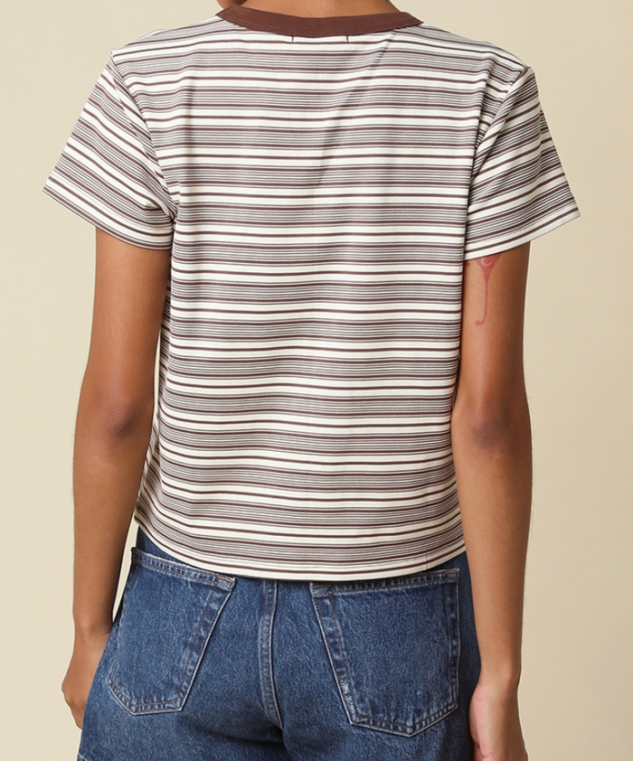 Mila Stripe Baby Tee