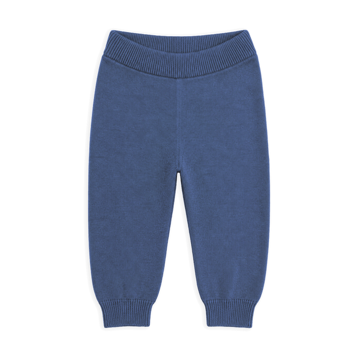 Milan Earthy Sweater Knit Baby Legging Pants, Organic Cotton