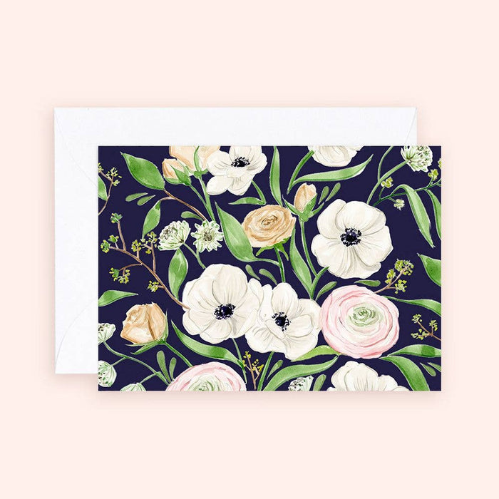 Mini Card - Panda Anemones Florals Enclosure Card - Magnolia Lane co. Home + Garden + Gift