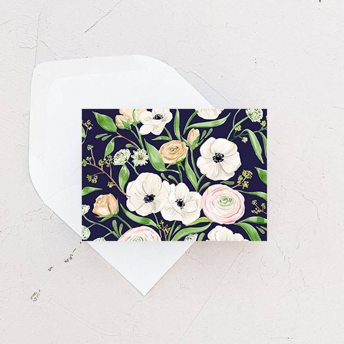 Mini Card - Panda Anemones Florals Enclosure Card - Magnolia Lane co. Home + Garden + Gift