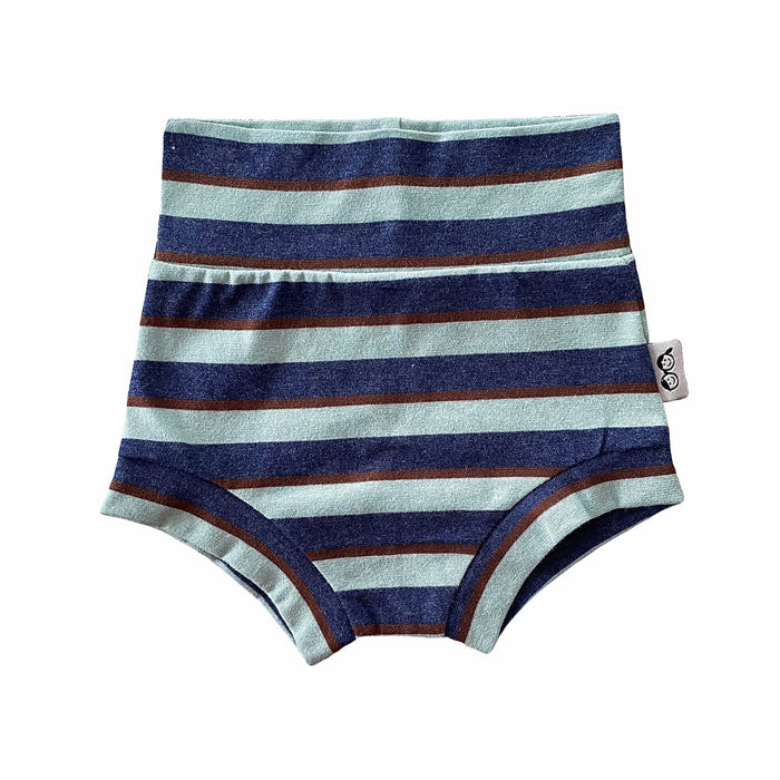 Multicolored Striped Bummies