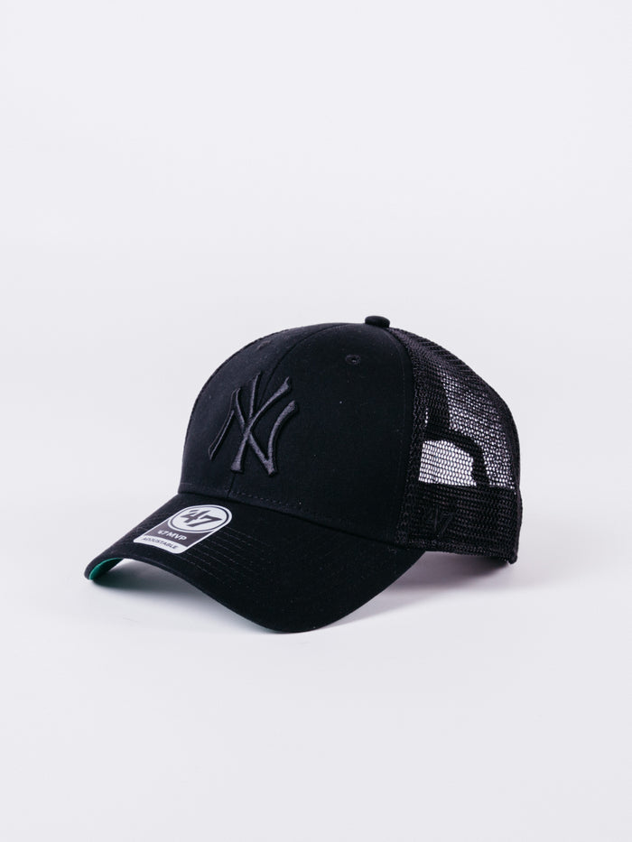 MVP New York Yankees Trucker Black Black Logo - La Tienda de las Gorras